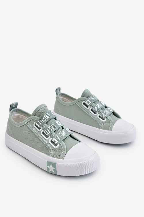 Dziecięce Trampki Wsuwane Big Star LL374010 Zielone