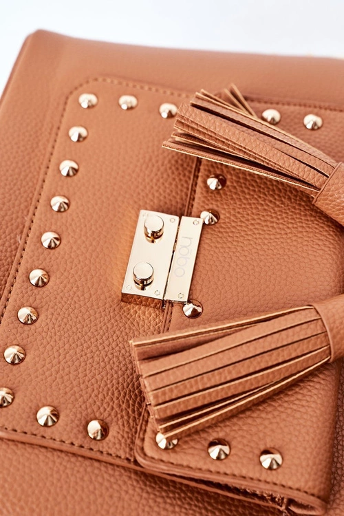 Torebka Listonoszka Na Łańcuszku NOBO K4090 Brązowa