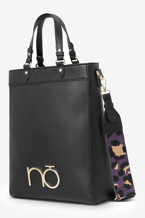 Skórzana Torebka Nobo R-1840-C020 Czarna