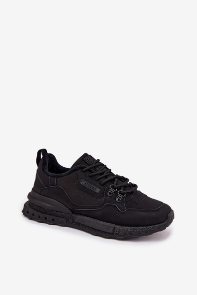 Buty Sportowe Męskie Ocieplane SS174411 HI-POLY SYSTEM Czarne