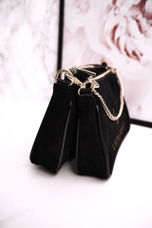 Damska Torebka Kopertówka Z Portmonetką LAURA BIAGGI Czarna