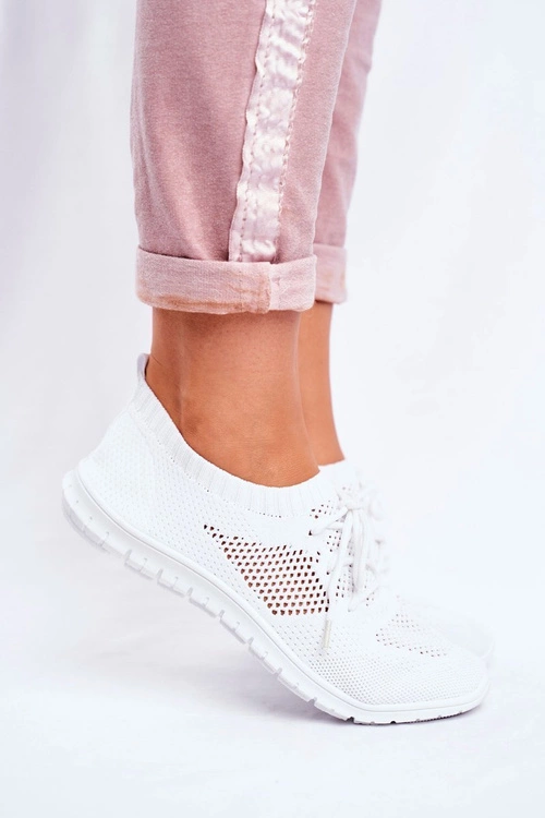 Damskie Sportowe Buty Białe Jenny