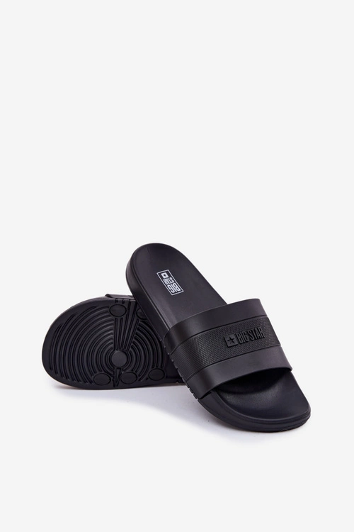 Klapki Męskie Big Star RR174A046 Czarne