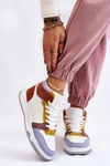 Wysokie Damskie Buty Sportowe Trampki Multikolor Rumour