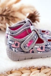 Buty Papcie Befado Kotki 533P019 Szare