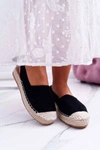 Espadryle Damskie Tenisówki Czarne Moriente