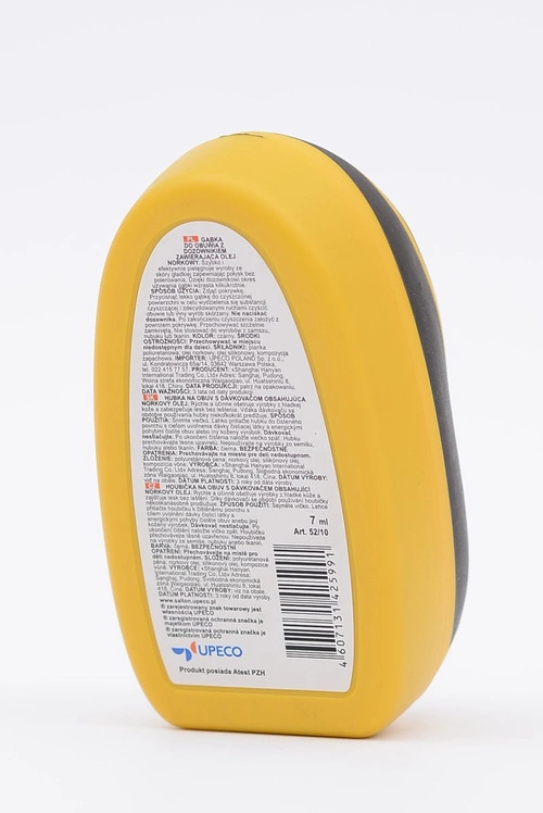 SALTON Instant Shine Gąbka do obuwia z olejem norkowym Czarna