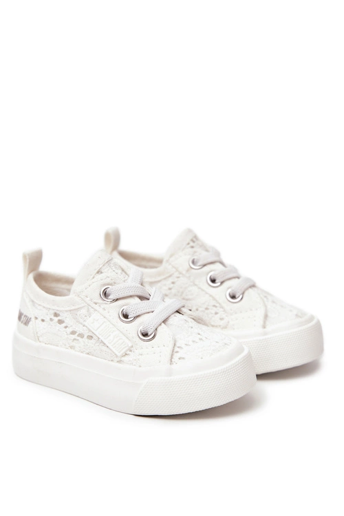 Trampki Ażurowe Big Star JJ374020 Białe