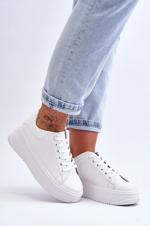 Damskie Klasyczne Buty Sportowe Białe Night Trip