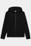 Bluza Damska Dresowa Z Kapturem Rozpinana Bawełniana 4F Czarna 4FWMM00TSWSF1467-20S