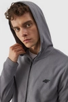 Polar Męski Z Kapturem Regular 4F 4FWMM00TFLEM290-25S Szary