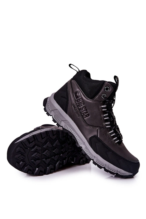 Wysokie Sportowe Buty Big Star II174176 Czarne