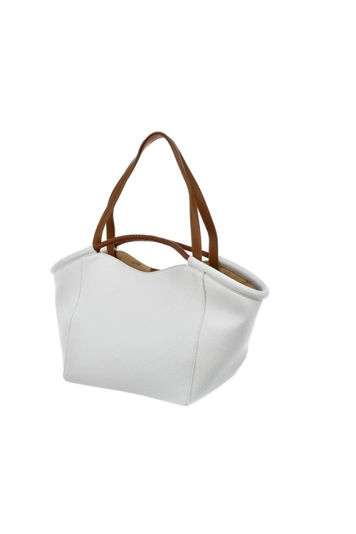 Duża Torebka Eko Skórzana Big Star NN574069 Biała