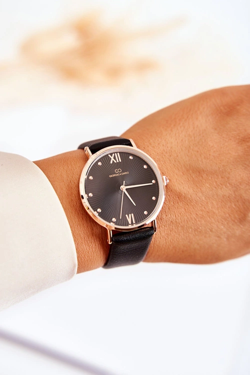 Damski Modny Zegarek Na Pasku Giorgio&Dario Czarny