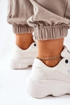 Damskie Sportowe Buty Memory Foam Big Star II274359 Białe
