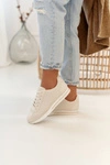 Damskie Sportowe Buty Sneakersy Beżowe Nova
