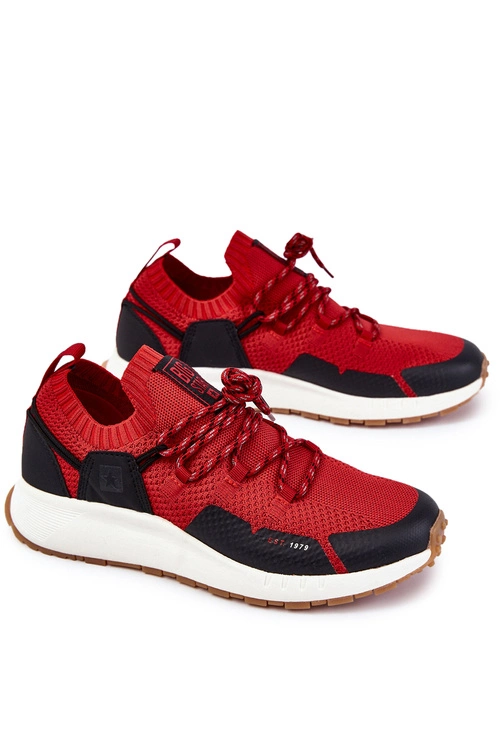 Męskie Buty Sportowe Big Star KK174013 Czerwone