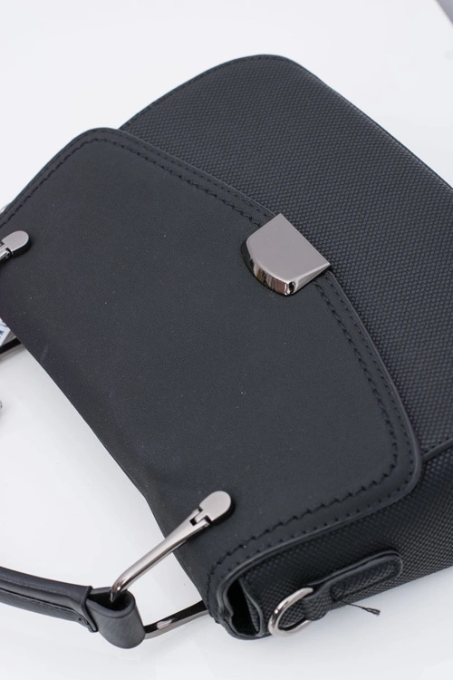 Czarna Torebka Damska Kuferek