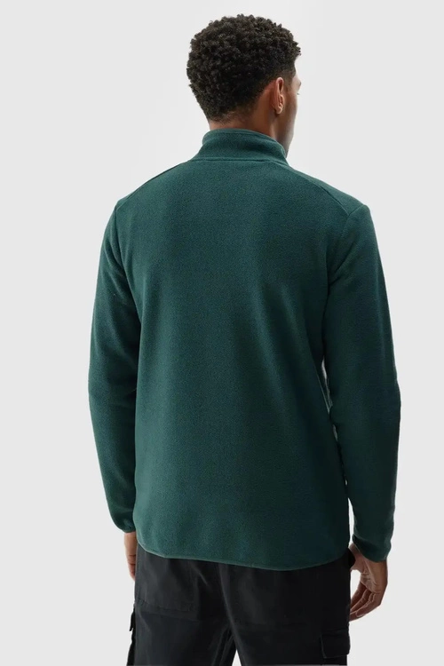 Polar Męski Ze Stójką Regular 4F 4FWAW24TFLEM250-40S Ciemnozielony