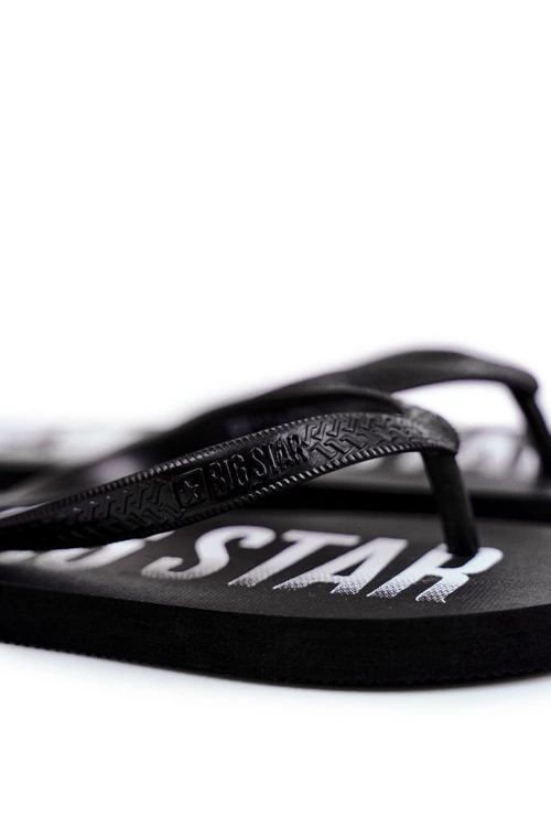 Klapki Męskie Japonki Big Star Czarne FF274A470