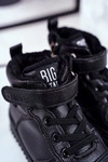 Dziecięce Ocieplane Sportowe Buty Big Star GG374040 Czarne