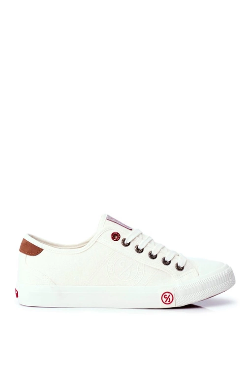 Trampki Męskie Cross Jeans Białe FF1R4055C