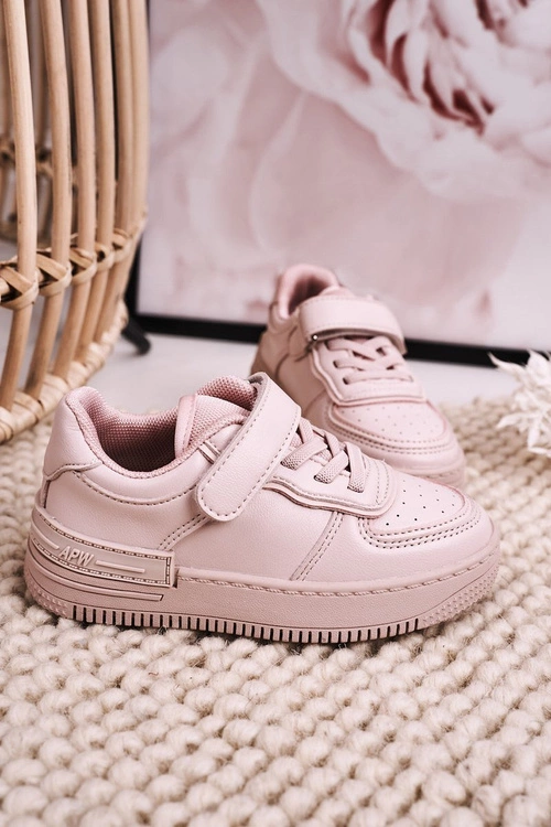 Dziecięce Sportowe Buty Na Rzep Różowe Airy