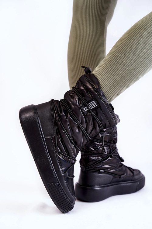 Damskie Ocieplane Śniegowce Big Star KK274193 Czarne