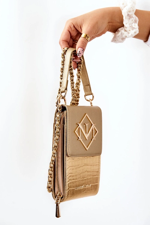 Mała Damska Torebka Monnari ETUA020-023 Złota