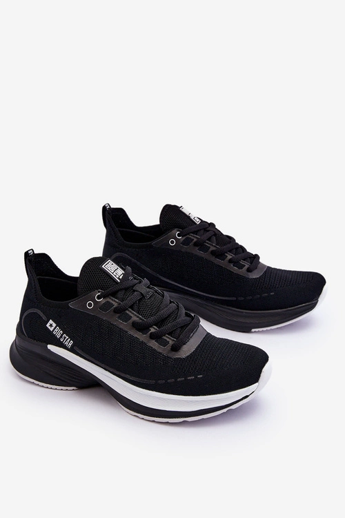 Lekkie Buty Sportowe Memory Foam System Big Star LL274327 Czarne