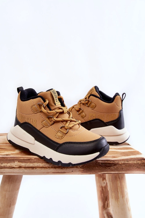 Dziecięce Botki Memory Foam Big Star KK374118 Camel