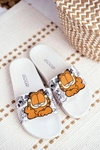 Damskie Klapki Garfield ZAXY Białe FF285074