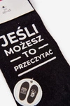 Skarpety Stopki Męskie Z Napisami Podaj Mi Piwo Czarne