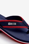 Klapki Japonki Męskie Big Star NN174623 Granatowe