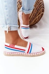 Espadryle Na Plecionej Podeszwie Big Star HH274486 Białe