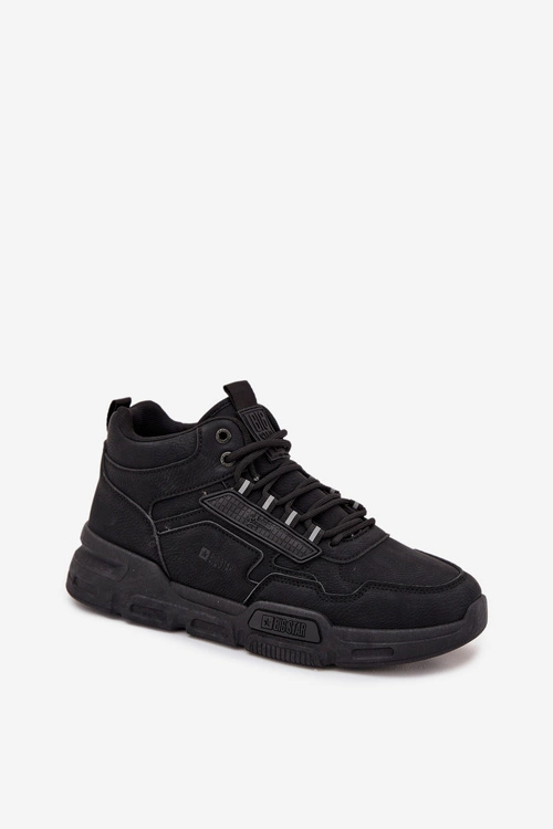 Sneakersy Męskie Big Star SS174282 HI-POLY SYSTEM Czarne