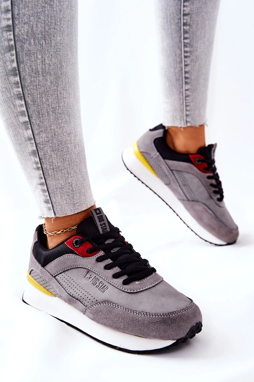 Buty Sportowe Memory Foam Big Star II274406 Szare