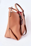 Torebka Shopper Na Ramię NOBO K2300 Jasny Brąz