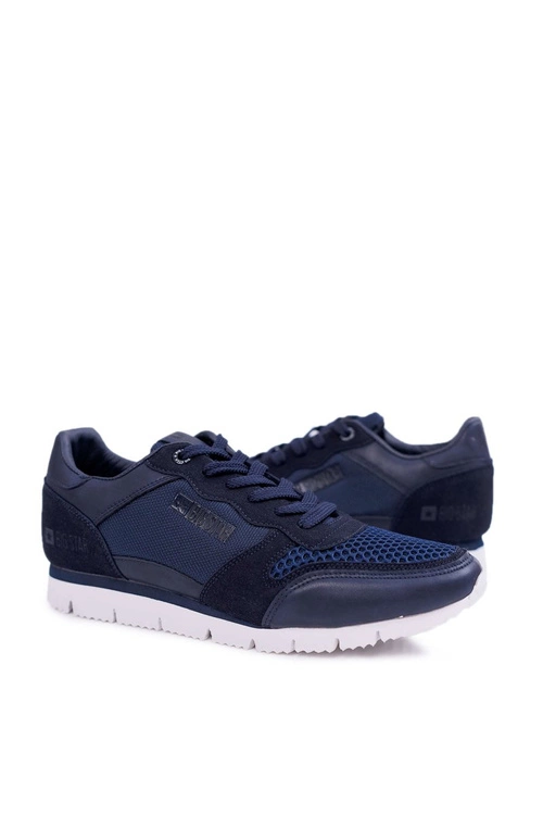 Sportowe Męskie Buty Big Star Granatowe DD174108