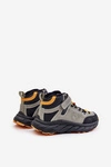 Buty Trekkingowe Trapery Dziecięce Ocieplane Na Rzep Khaki Big Star OO374181