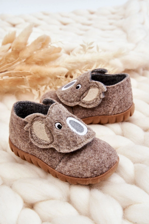 Dziecięce Papcie Befado Koala 620P002 Beżowe