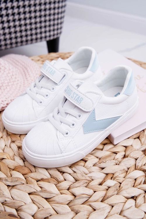 Sportowe Dziecięce Big Star Na Rzepy Białe FF374120