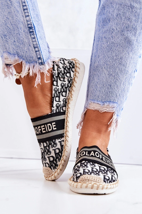 Klasyczne Espadryle Czarne Warm Time