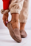 Damskie Zamszowe Mokasyny Big Star JJ274658 Cappuccino