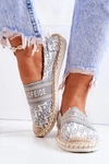 Klasyczne Espadryle Szare Warm Time