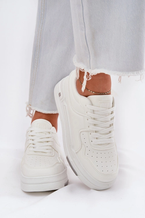 Niskie Sneakersy Damskie Big Star RR274A310 HI-POLY SYSTEM Białe