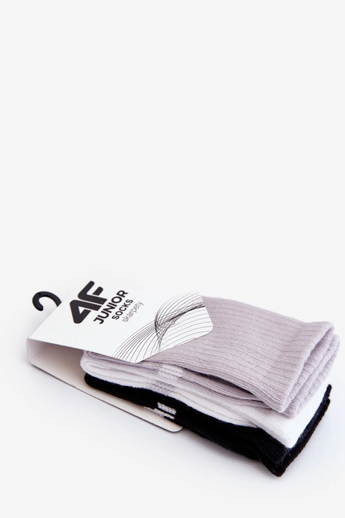 Skarpety 4F Dziewczęce Casual 3-PACK 4FJWAW23USOCF229-90S Multikolor