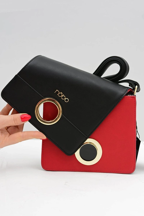Nobo Damska Mała Czarna Torebka Listonoszka