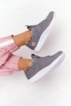 Damskie Sportowe Buty Comfort Foam Szare Long Distance