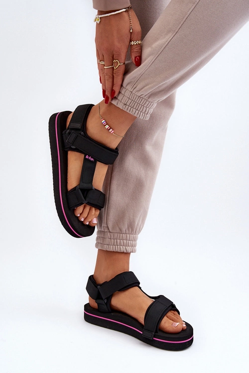 Damskie Sandały Na Platformie Lee Cooper LCW-24-05-2751L Czarne